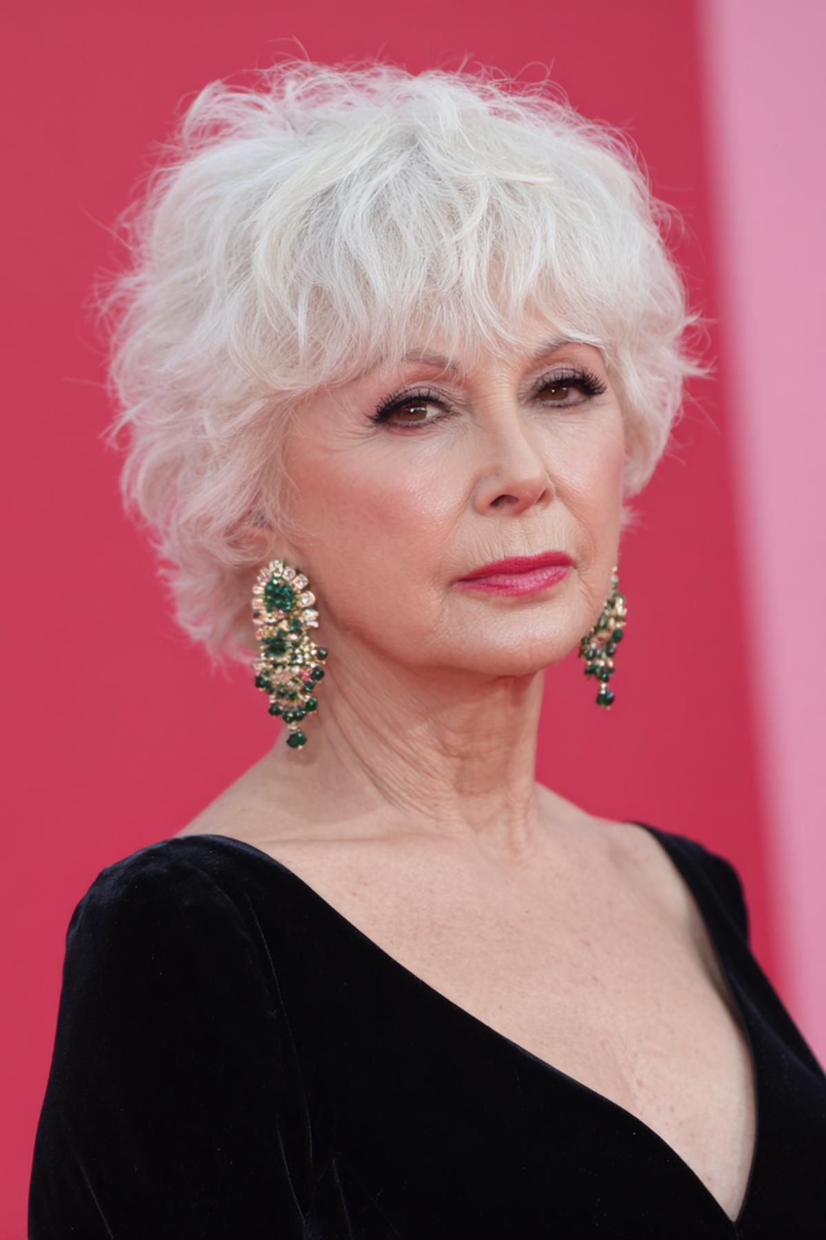 Short Curly White Crop