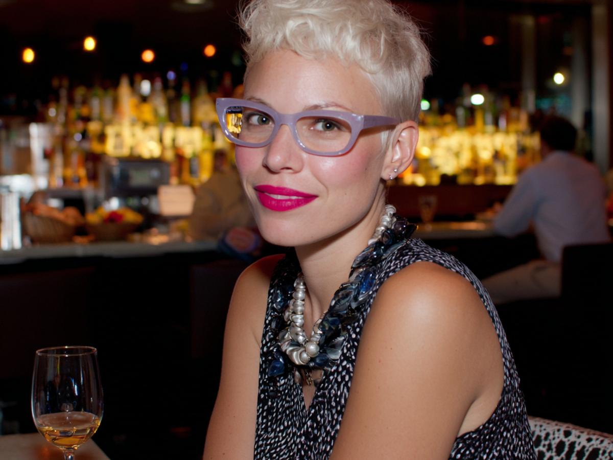 Platinum Curly Pixie Quiff