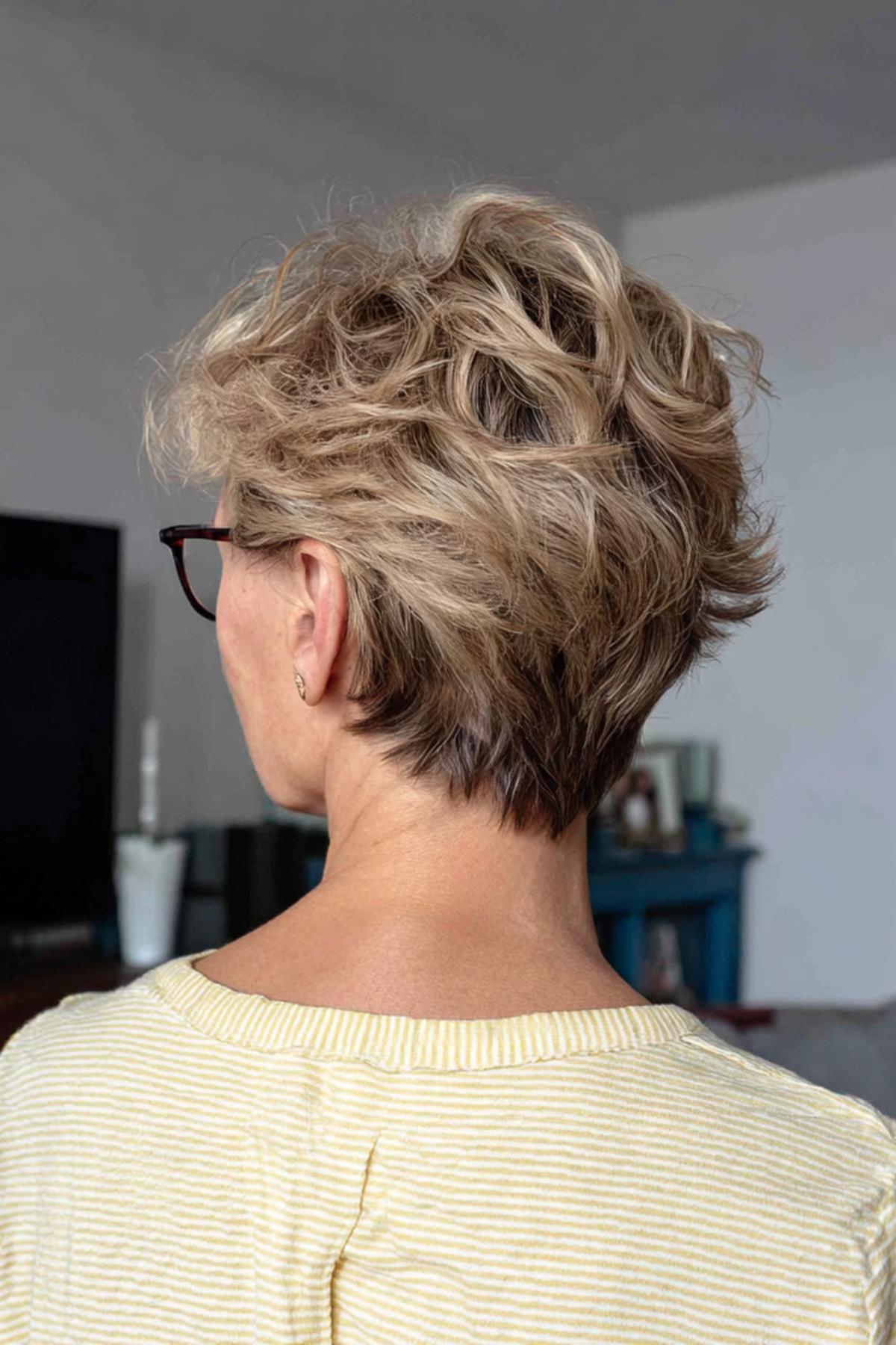 Wavy Layered Short Shag