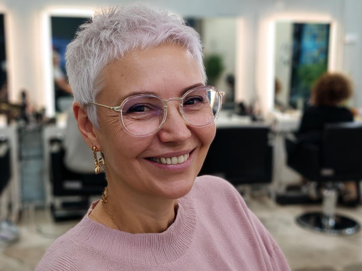 Very Short Platinum Pixie