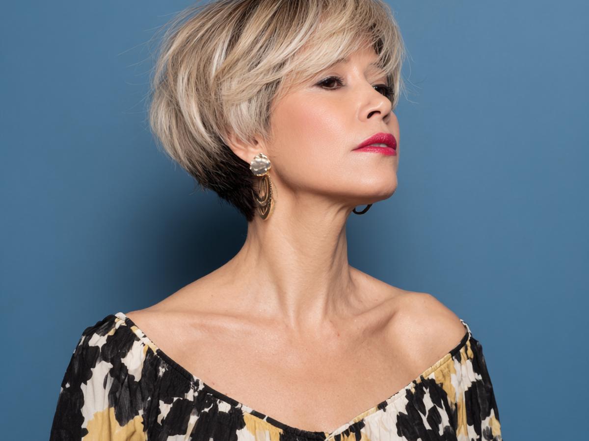 Layered Blonde Pixie Bob