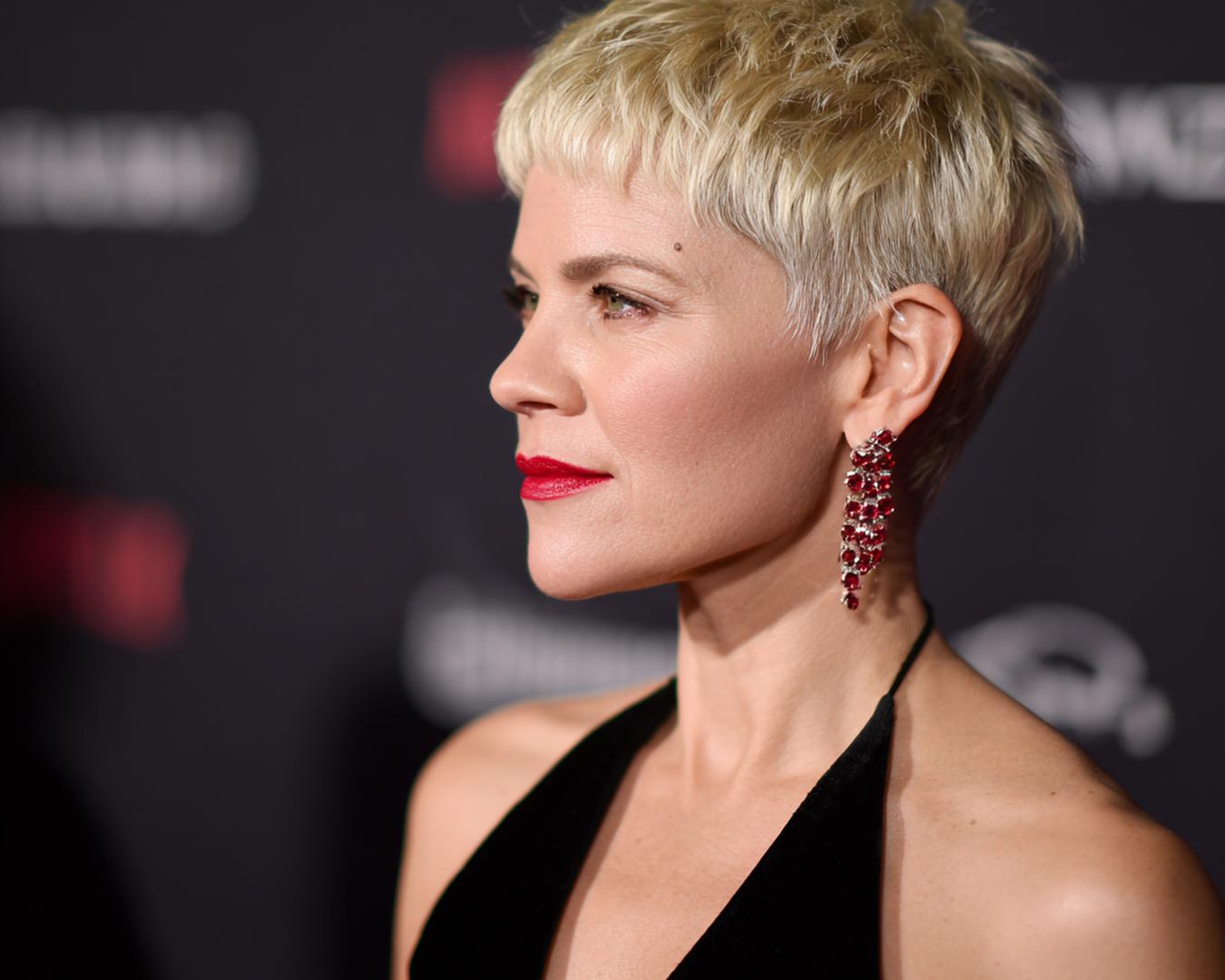 Blonde Textured Pixie Fringe