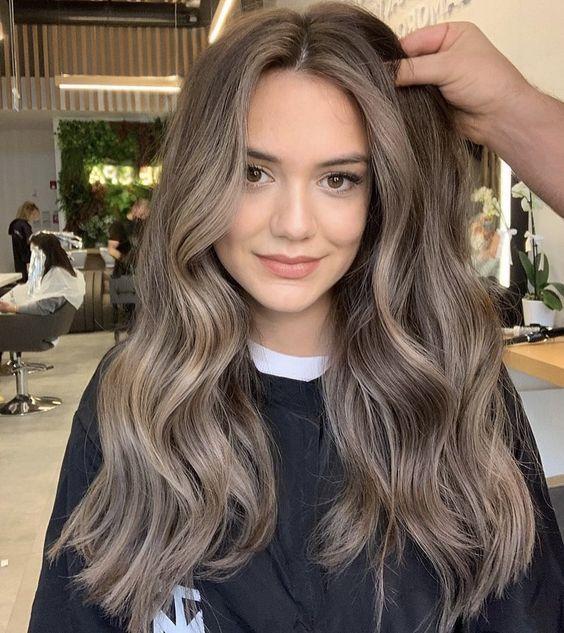 Mushroom brown hair