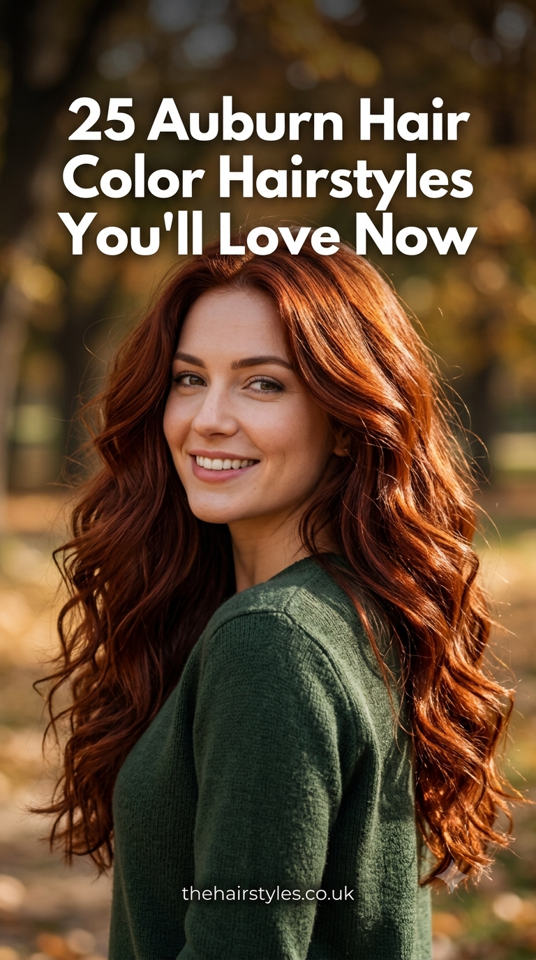 25 Auburn Hair Color Hairstyles You’ll Love Now