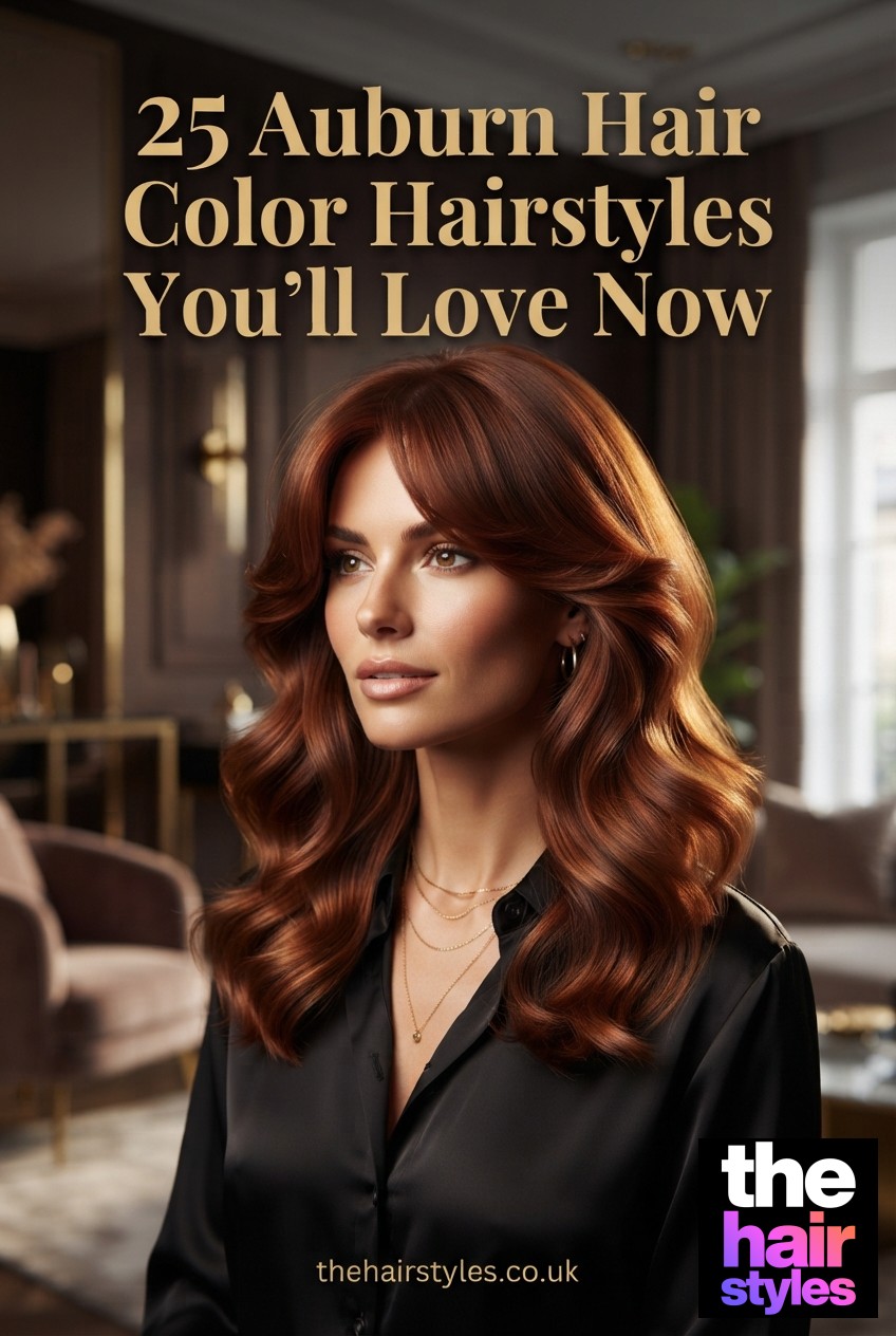 25 Auburn Hair Color Hairstyles You’ll Love Now