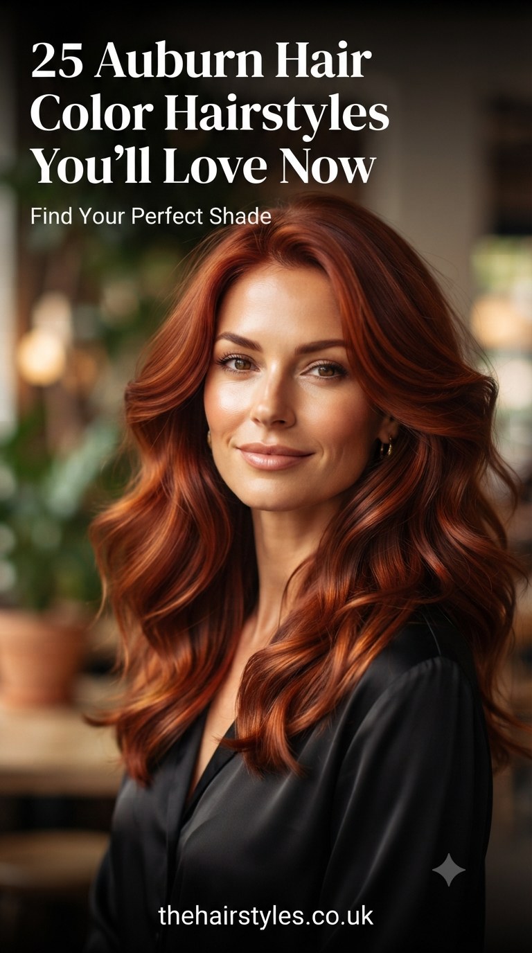 25 Auburn Hair Color Hairstyles You’ll Love Now