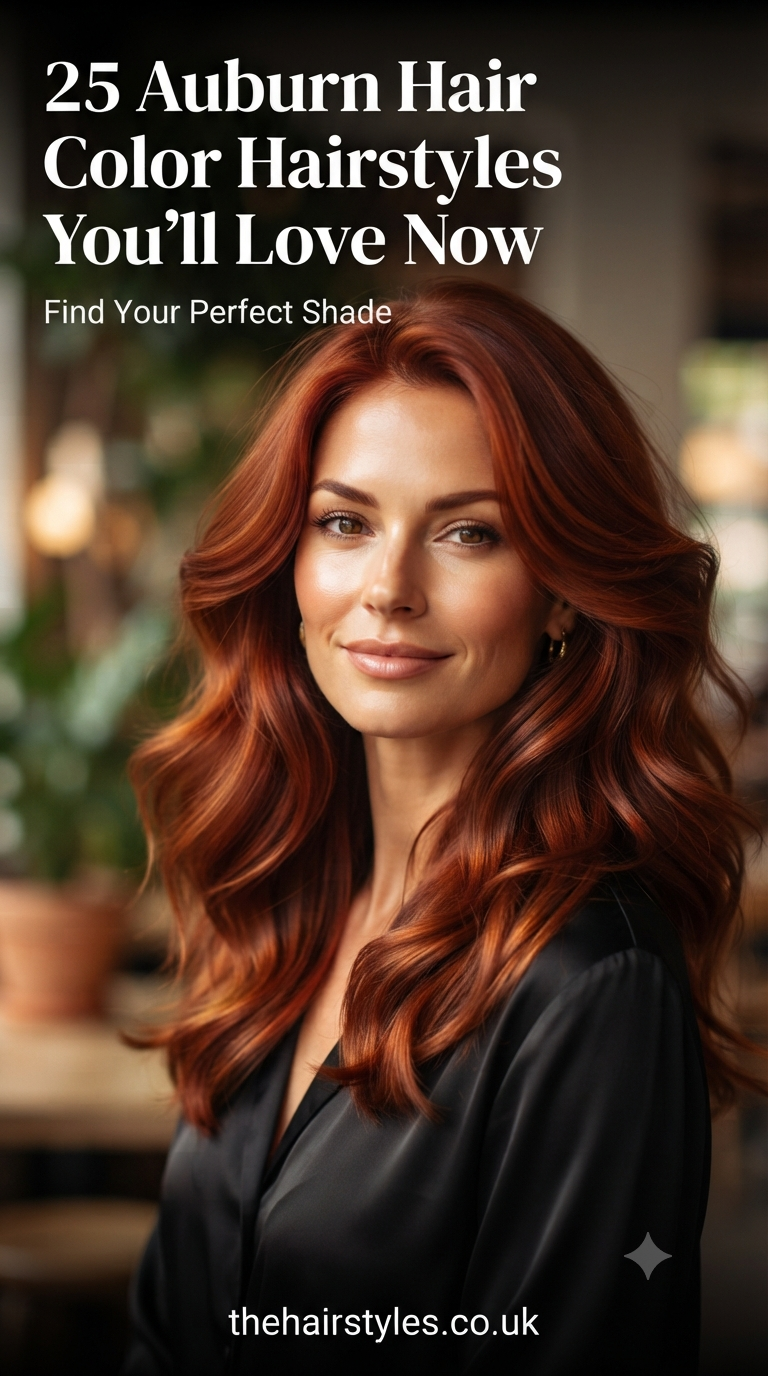 25 Auburn Hair Color Hairstyles You’ll Love Now