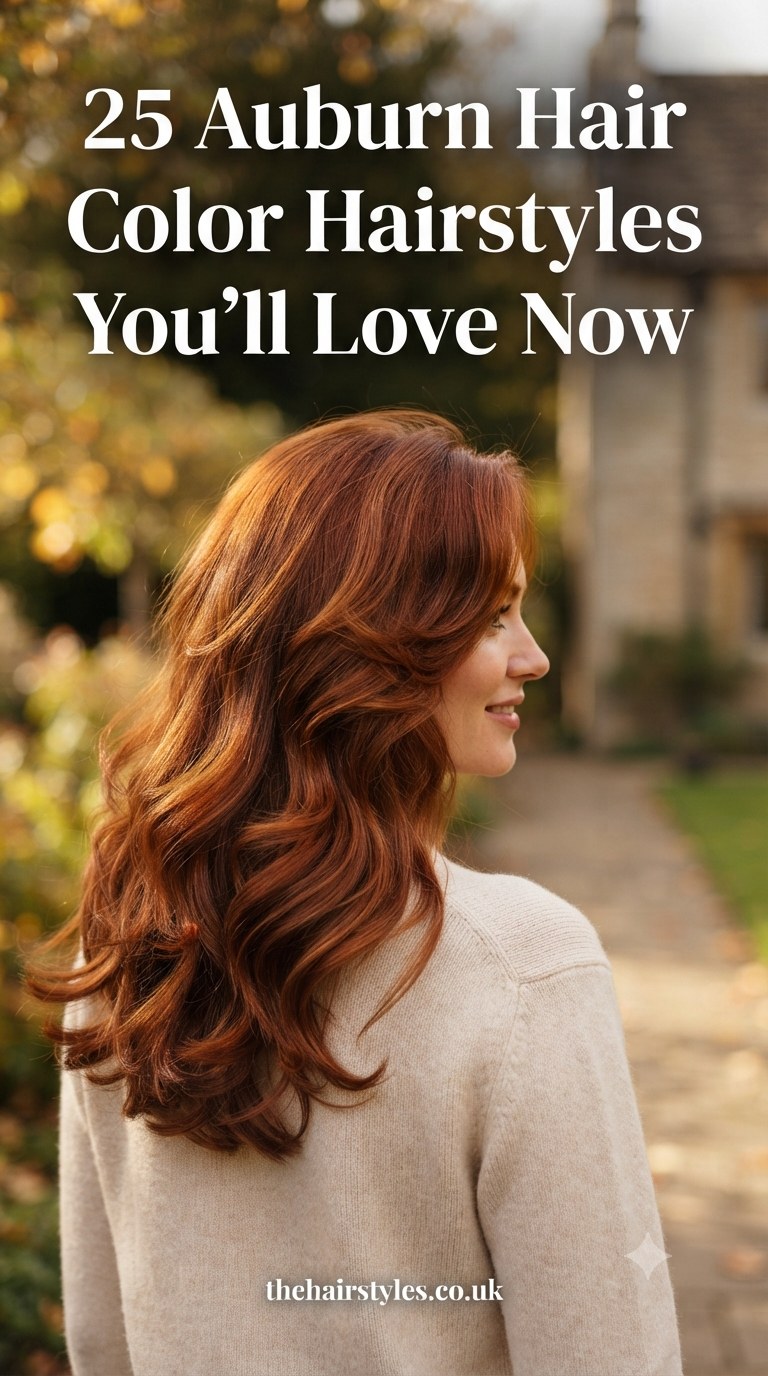 25 Auburn Hair Color Hairstyles You’ll Love Now