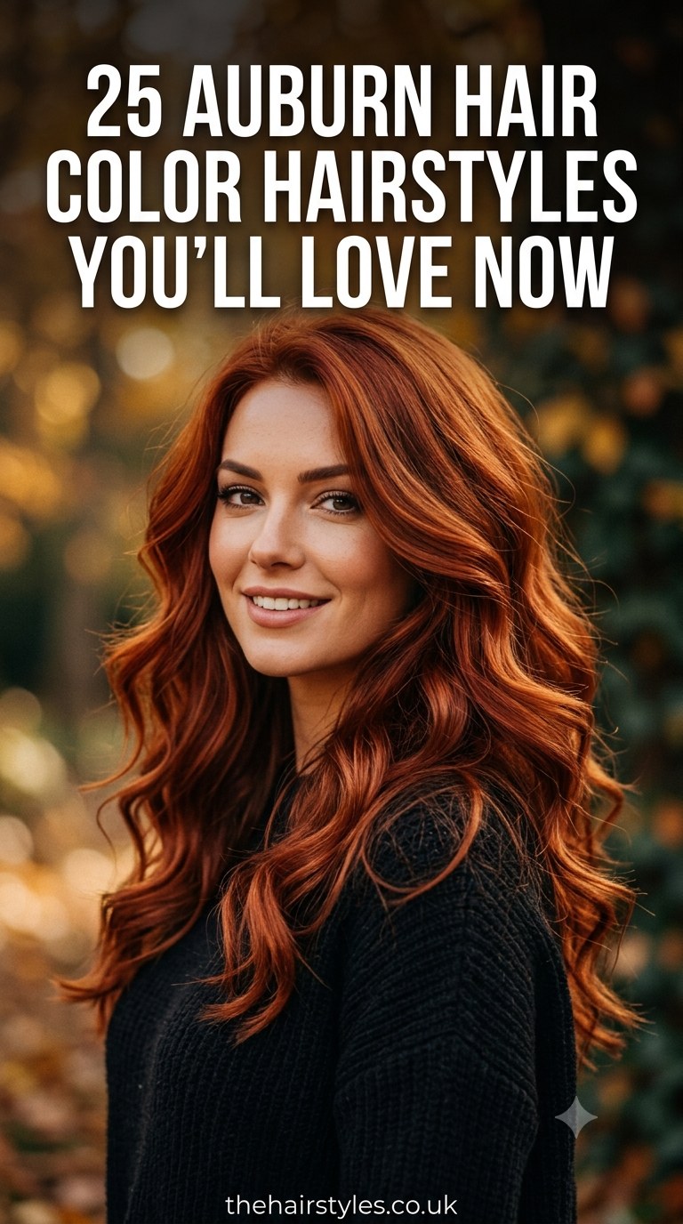 25 Auburn Hair Color Hairstyles You’ll Love Now