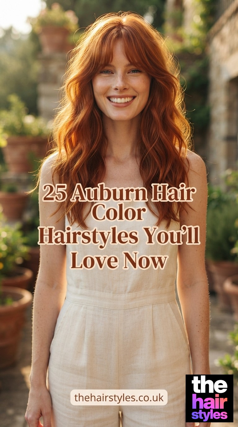 25 Auburn Hair Color Hairstyles You’ll Love Now