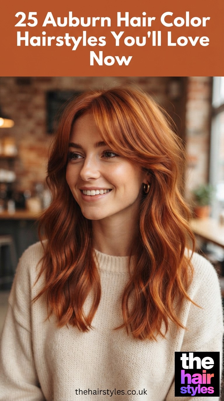 25 Auburn Hair Color Hairstyles You’ll Love Now