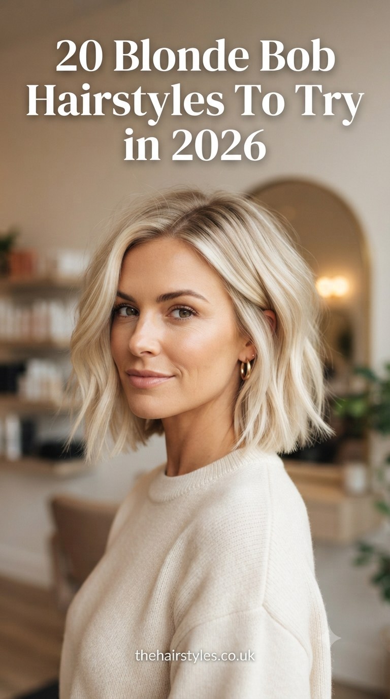 20 Blonde Bob Hairstyles To Try in 2026