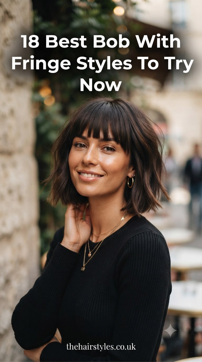18 Best Bob With Fringe Styles To Try Now
