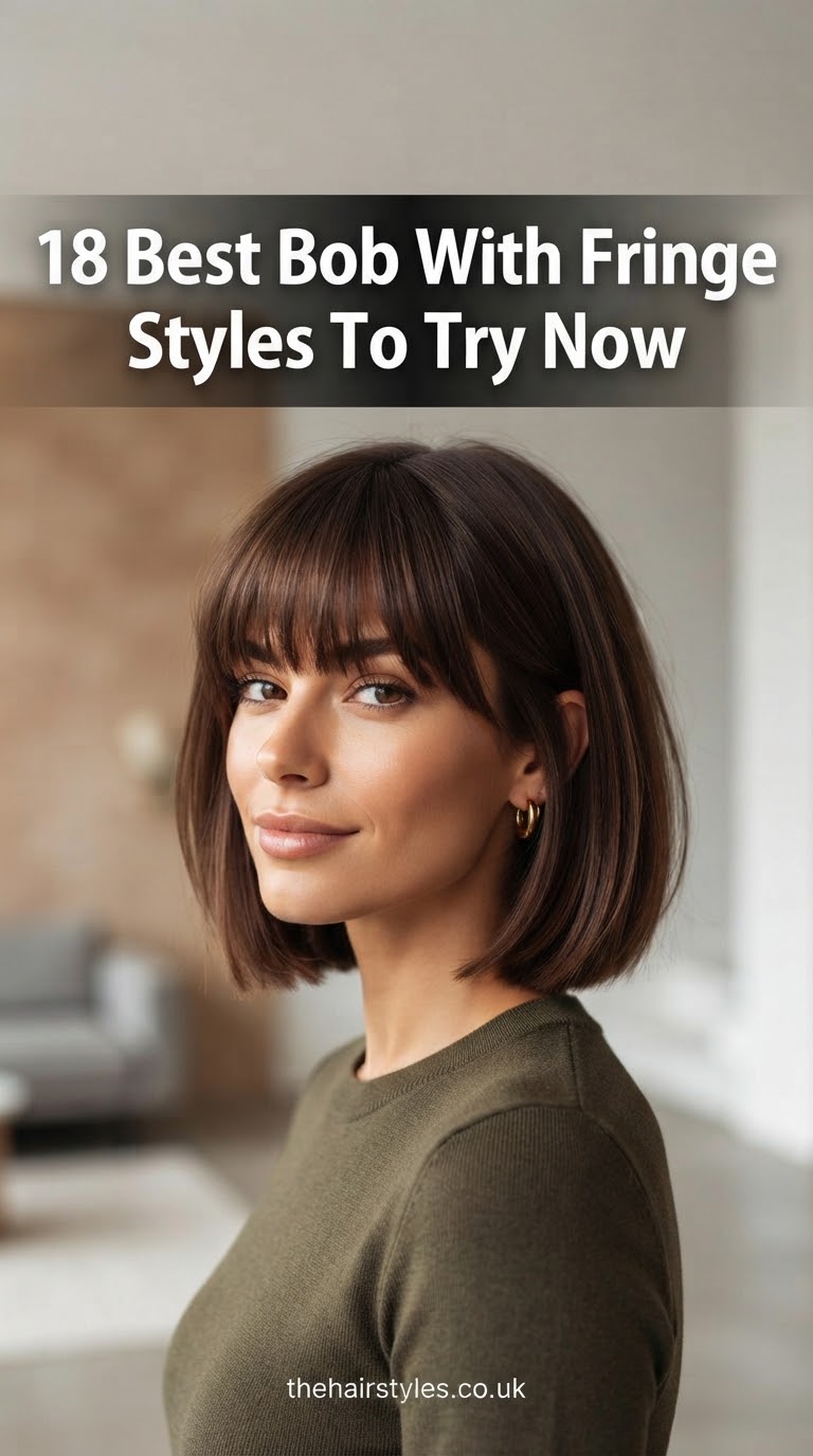 18 Best Bob With Fringe Styles To Try Now