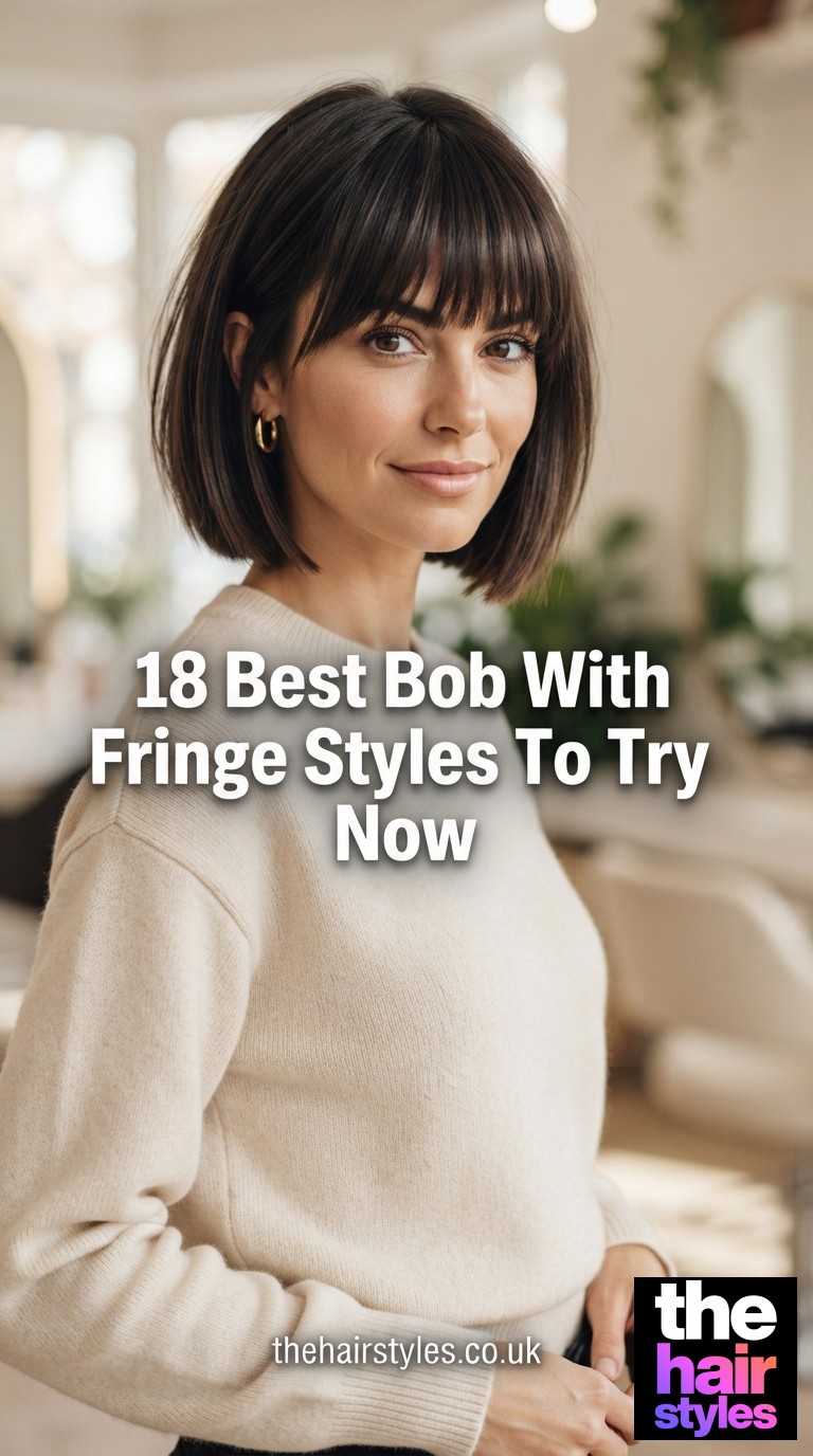 18 Best Bob With Fringe Styles To Try Now