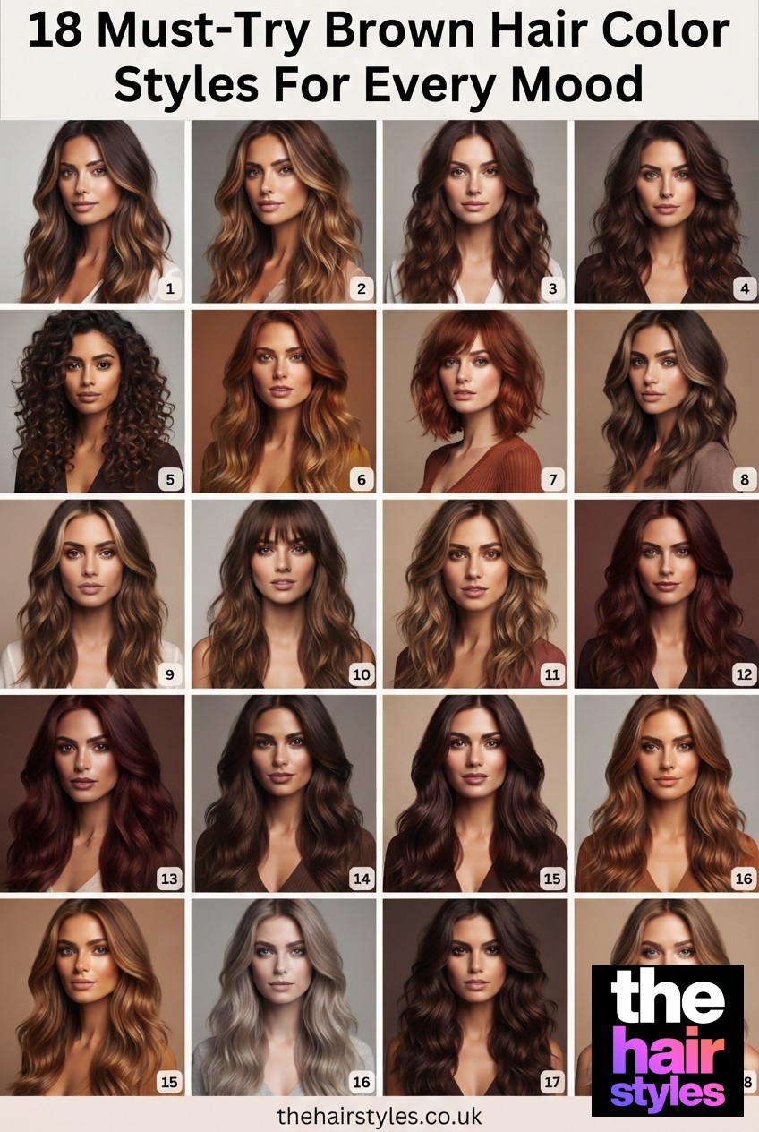 18 Must-Try Brown Hair Color Styles For Every Mood