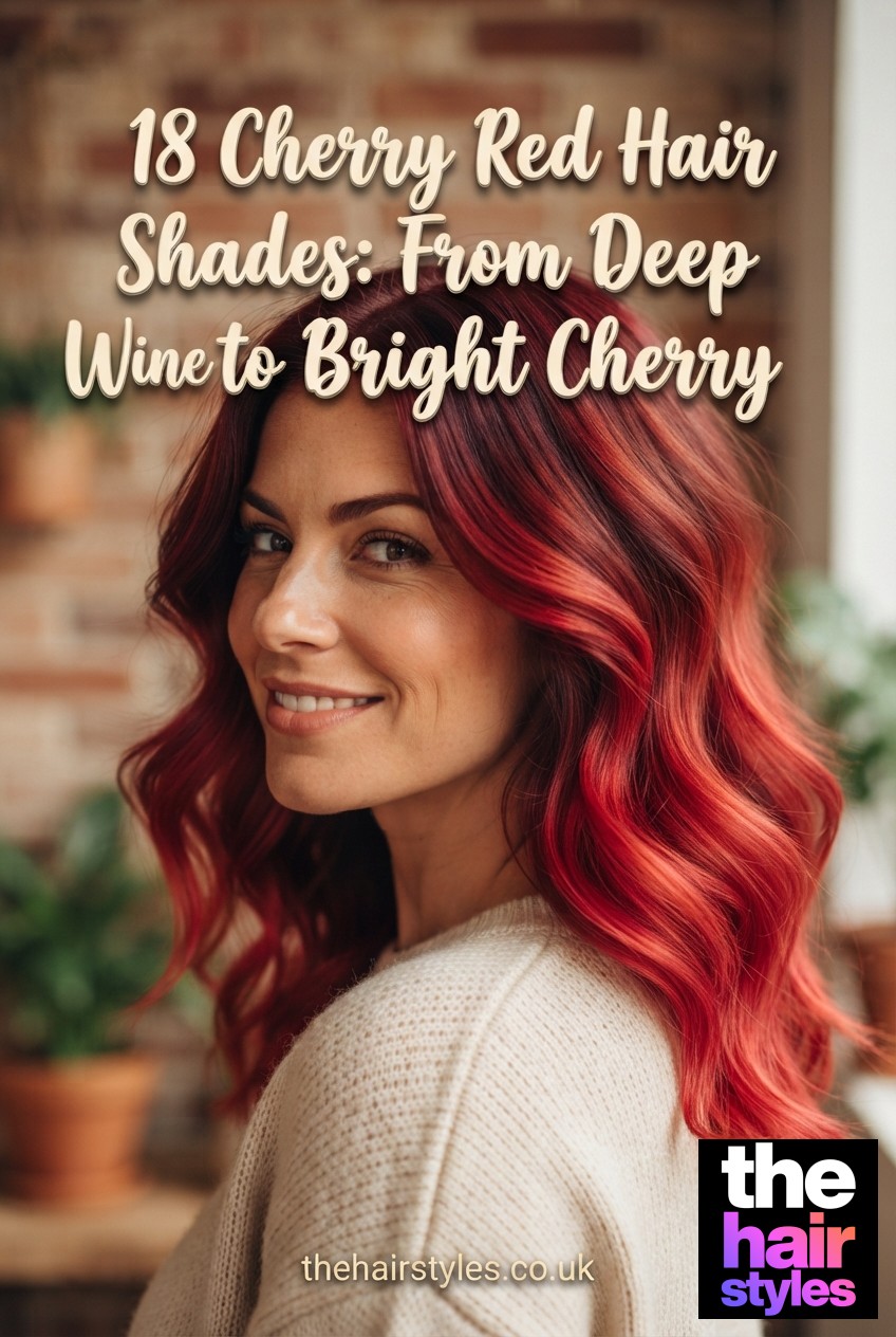 18 Cherry Red Hair Shades: From Deep Wine to Bright Cherry
