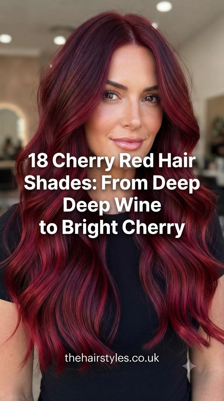 18 Cherry Red Hair Shades: From Deep Wine to Bright Cherry