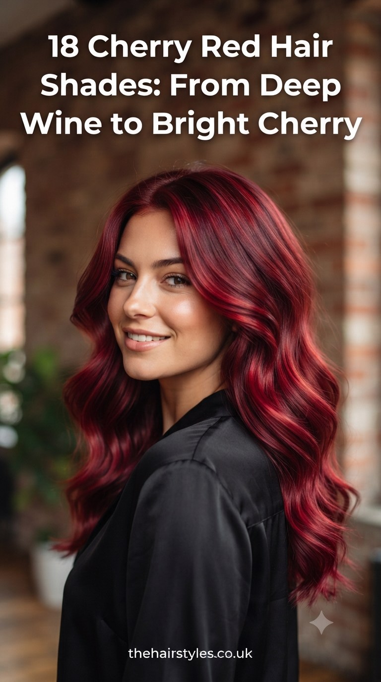 18 Cherry Red Hair Shades: From Deep Wine to Bright Cherry