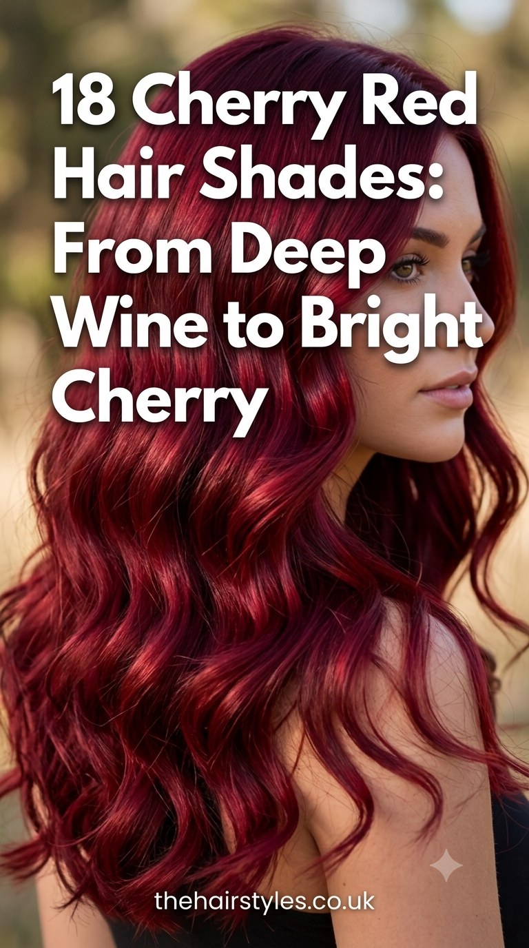 18 Cherry Red Hair Shades: From Deep Wine to Bright Cherry