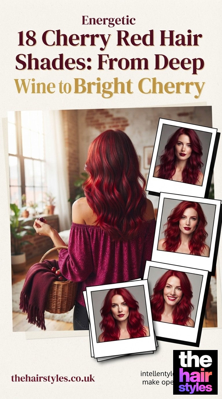 18 Cherry Red Hair Shades: From Deep Wine to Bright Cherry