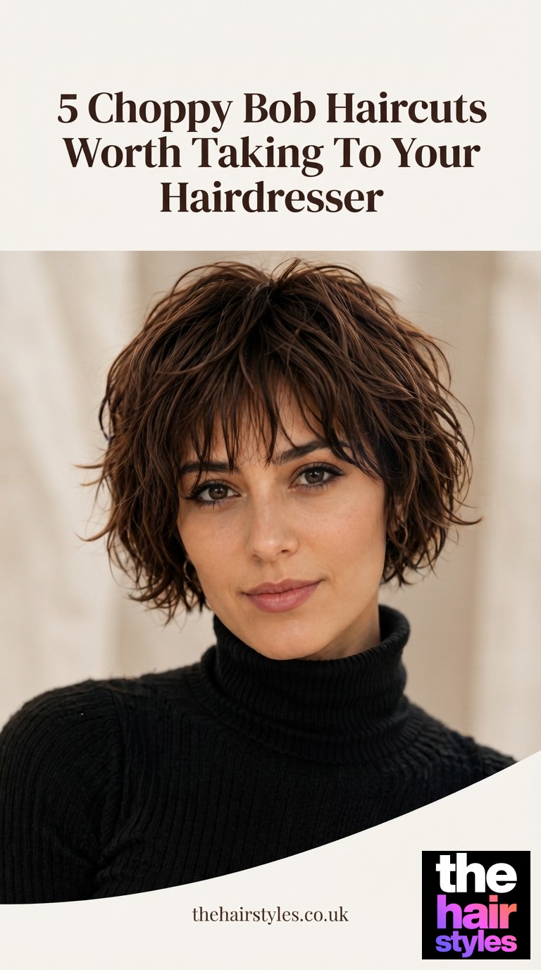 5 Choppy Bob Haircuts Worth Taking To Your Hairdresser