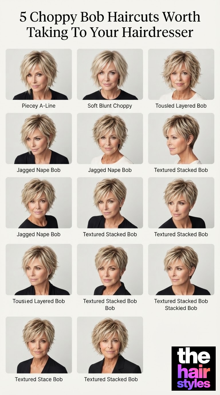 5 Choppy Bob Haircuts Worth Taking To Your Hairdresser