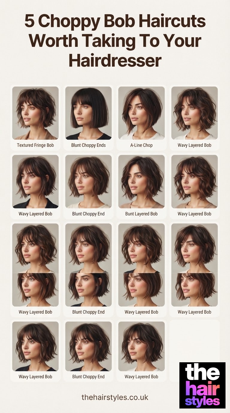 5 Choppy Bob Haircuts Worth Taking To Your Hairdresser