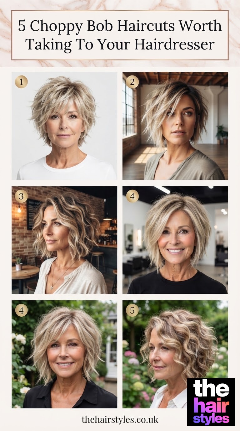 5 Choppy Bob Haircuts Worth Taking To Your Hairdresser