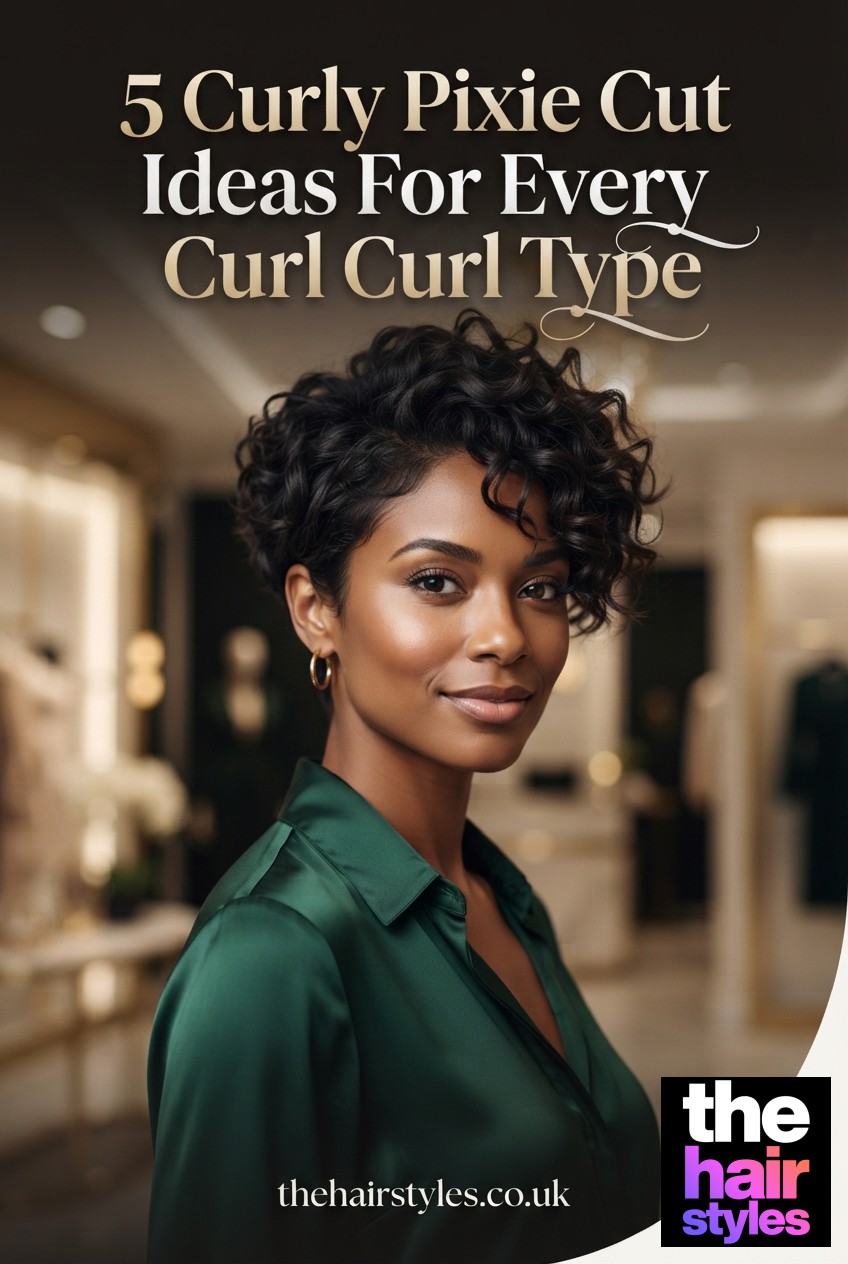 5 Curly Pixie Cut Ideas For Every Curl Type