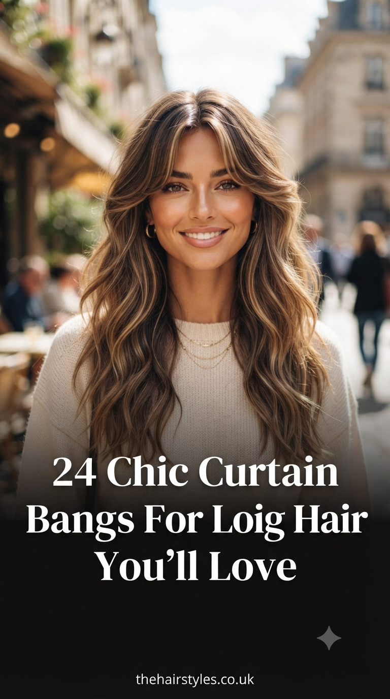 24 Chic Curtain Bangs For Long Hair You’ll Love