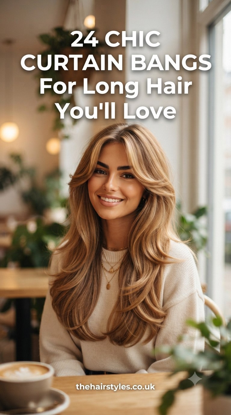 24 Chic Curtain Bangs For Long Hair You’ll Love