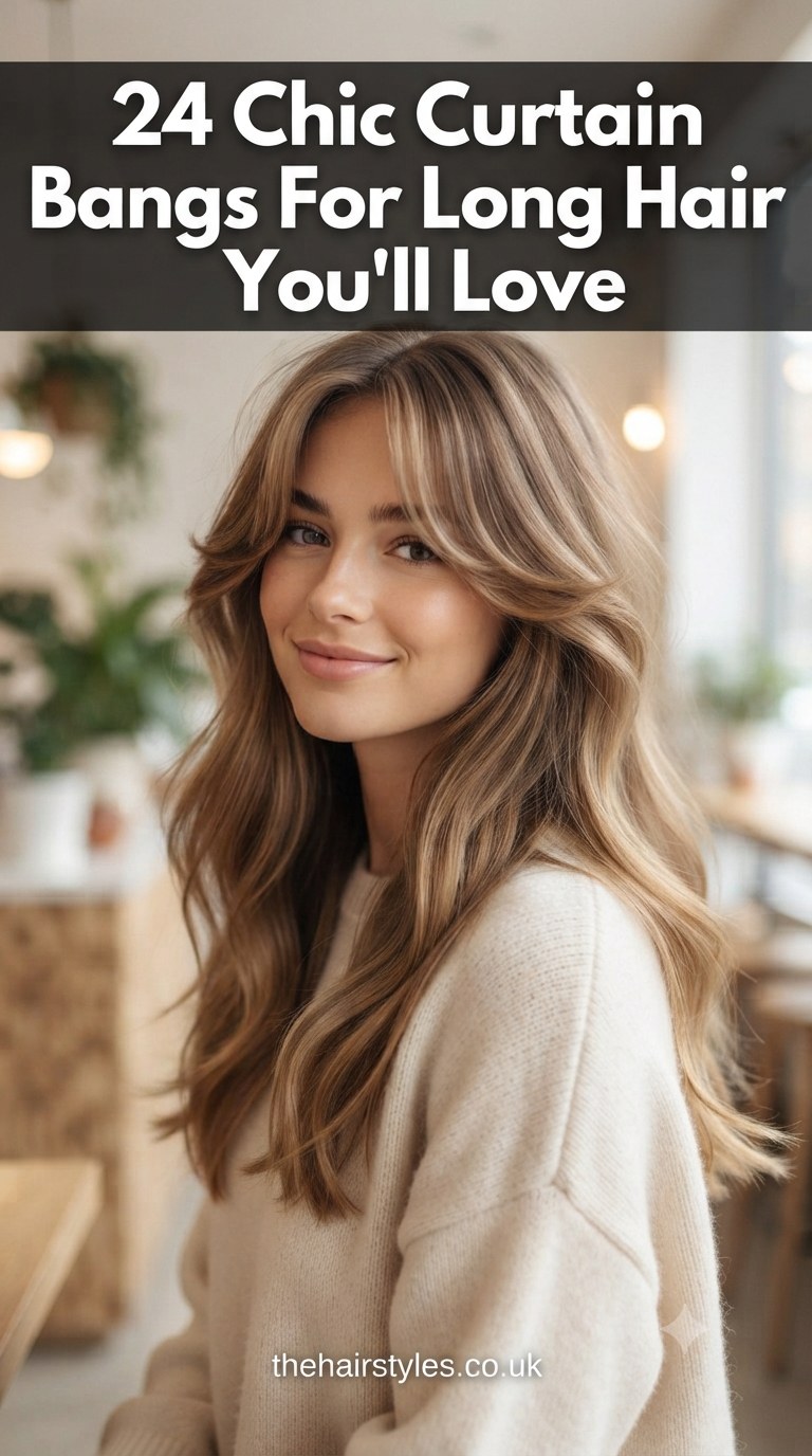 24 Chic Curtain Bangs For Long Hair You’ll Love