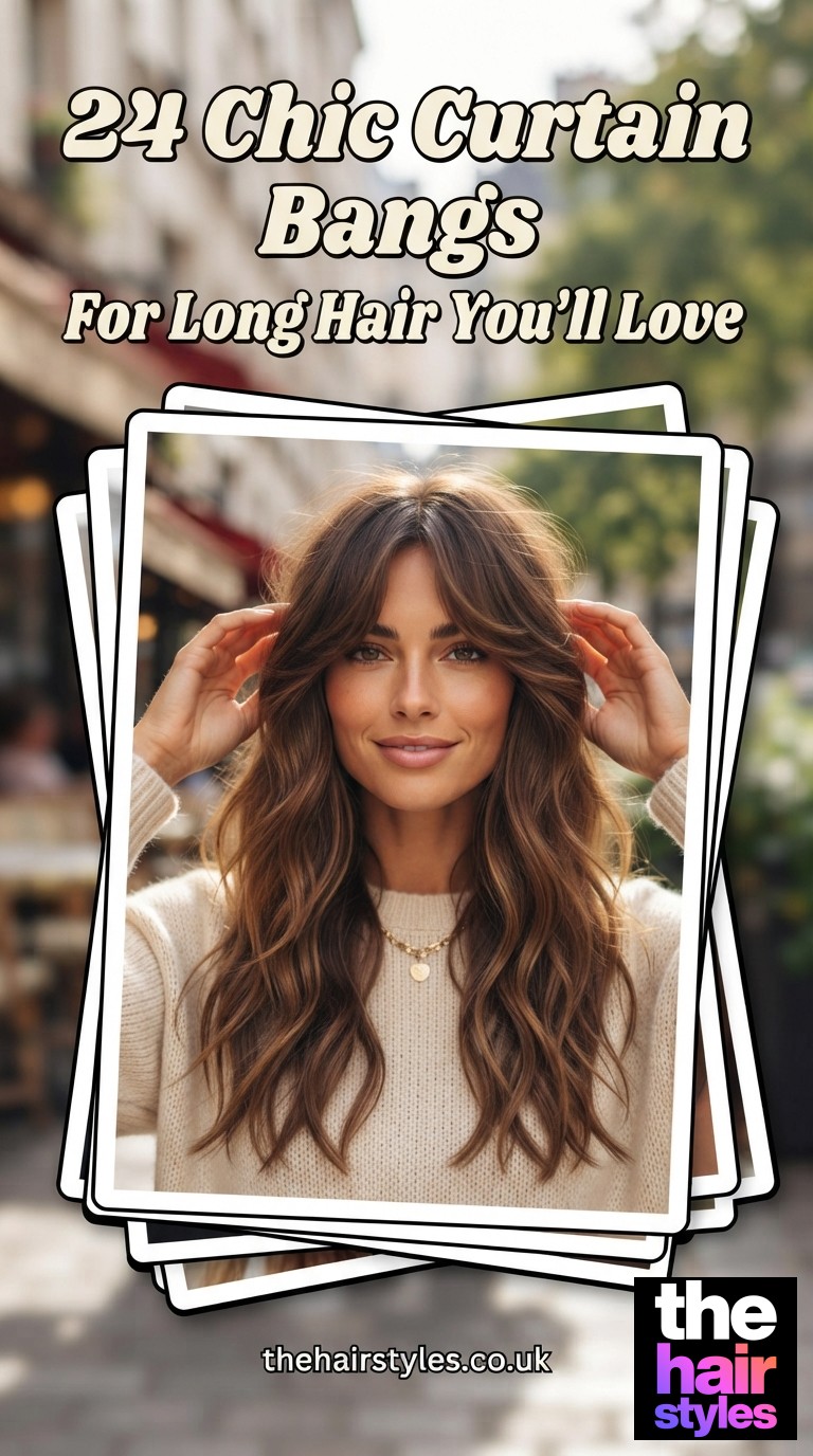 24 Chic Curtain Bangs For Long Hair You’ll Love
