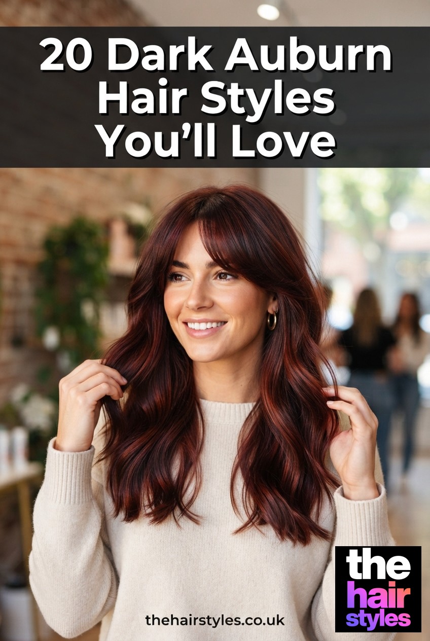 20 Dark Auburn Hair Styles You’ll Love