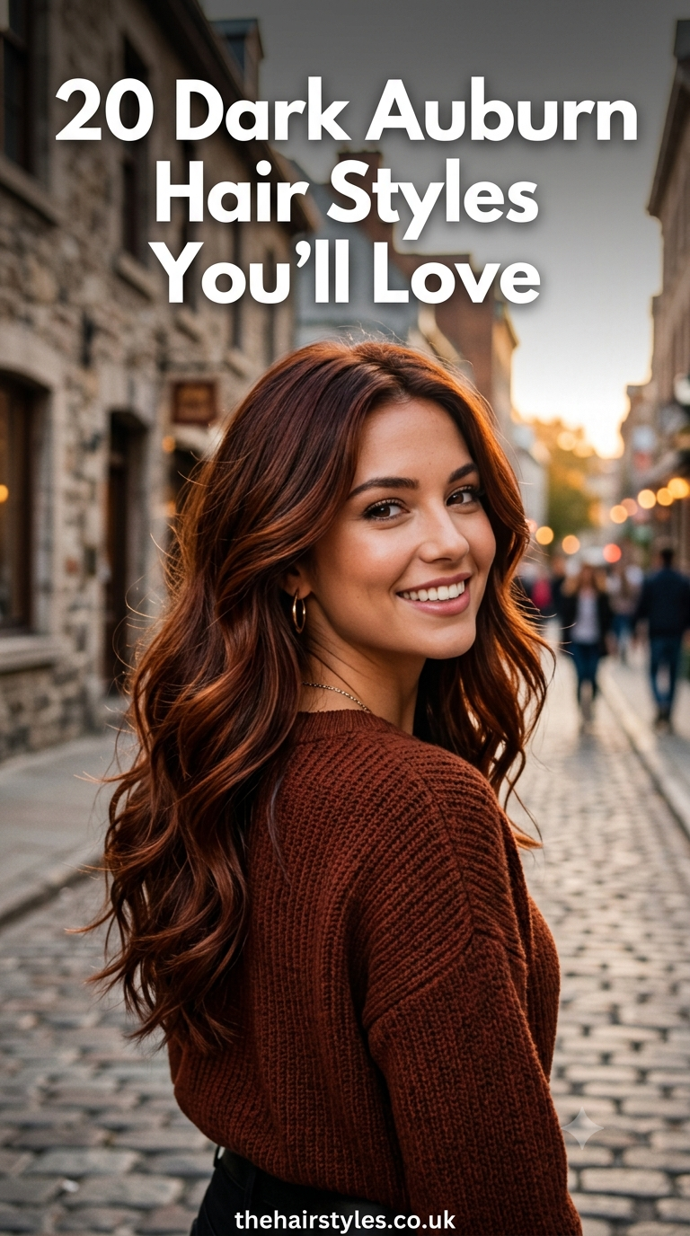 20 Dark Auburn Hair Styles You’ll Love