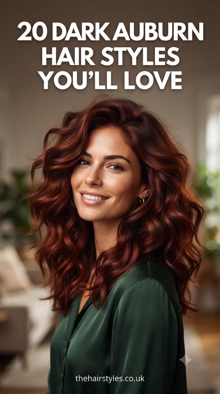 20 Dark Auburn Hair Styles You’ll Love