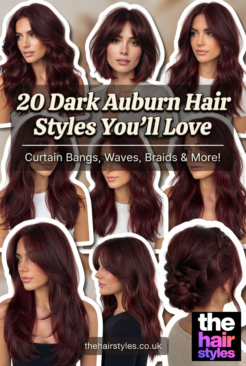20 Dark Auburn Hair Styles You’ll Love