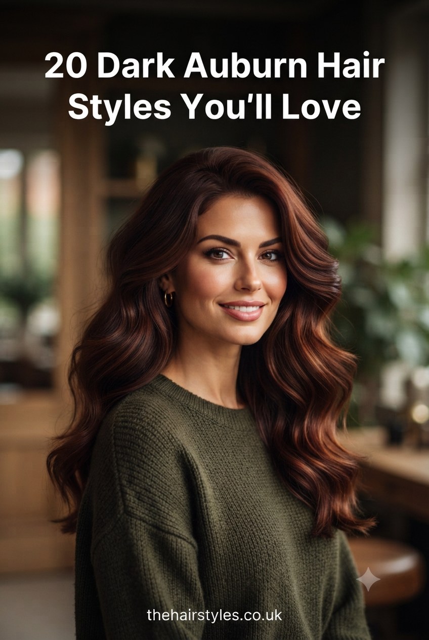 20 Dark Auburn Hair Styles You’ll Love