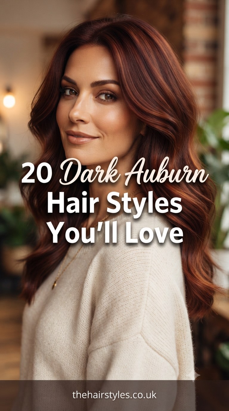 20 Dark Auburn Hair Styles You’ll Love