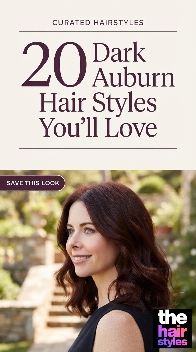 20 Dark Auburn Hair Styles You’ll Love