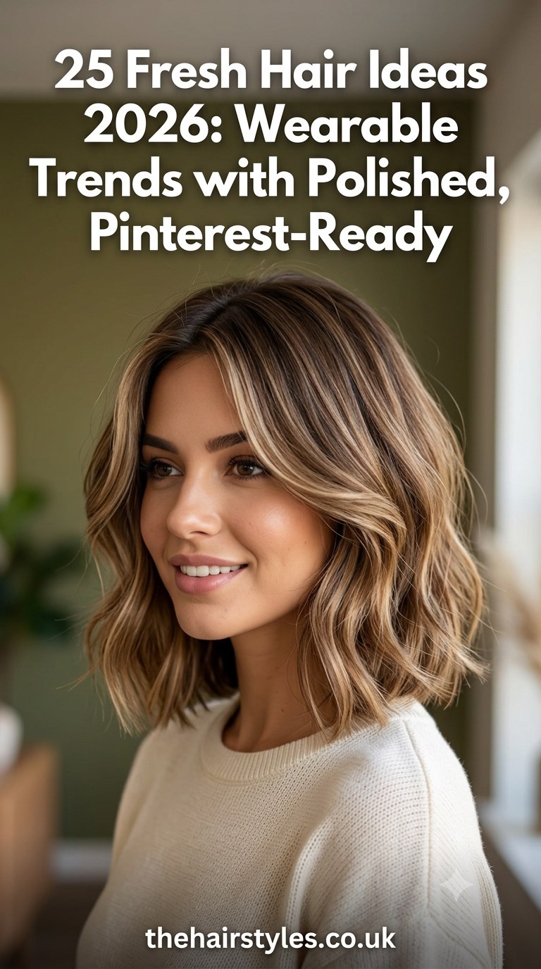 25 Fresh Hair Ideas 2026: Wearable Trends with Polished, Pinterest-Ready Detail