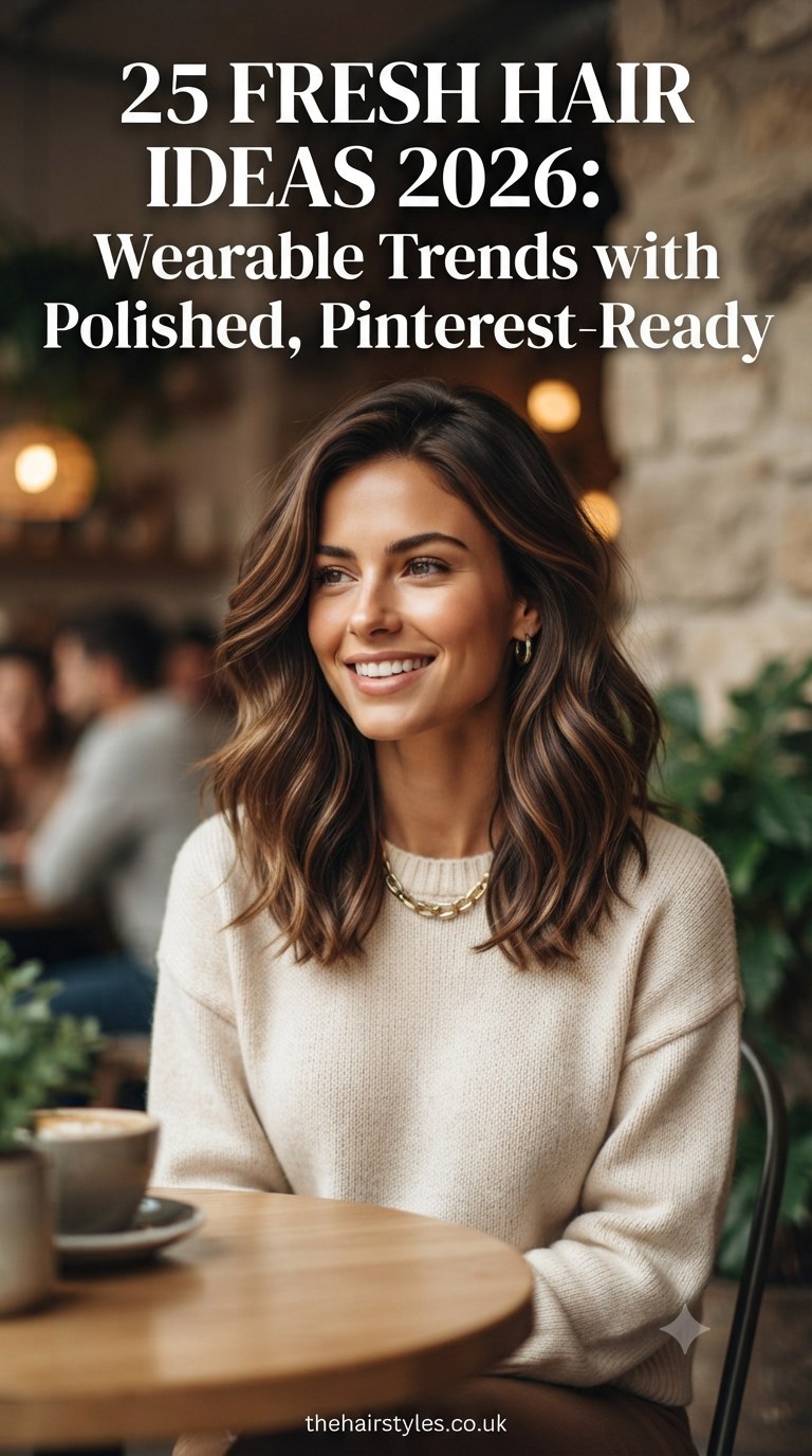 25 Fresh Hair Ideas 2026: Wearable Trends with Polished, Pinterest-Ready Detail