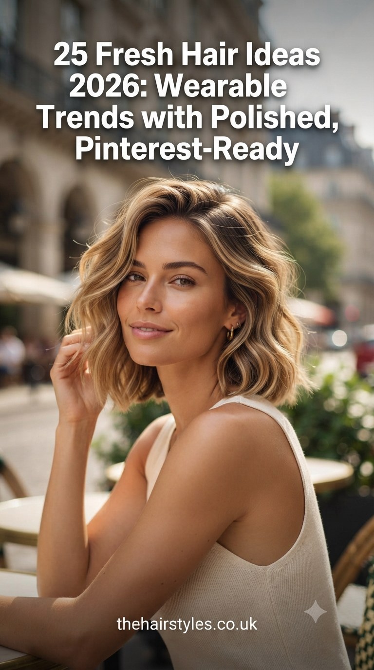 25 Fresh Hair Ideas 2026: Wearable Trends with Polished, Pinterest-Ready Detail