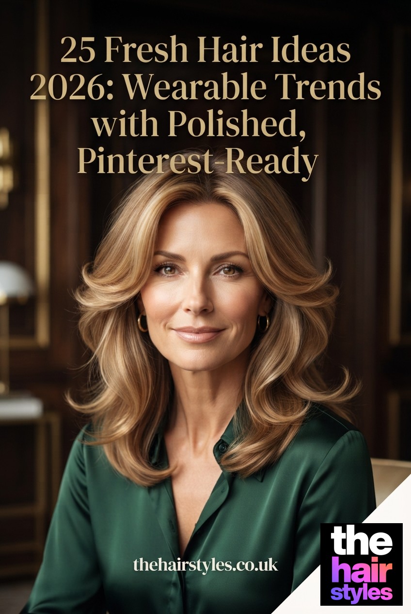 25 Fresh Hair Ideas 2026: Wearable Trends with Polished, Pinterest-Ready Detail