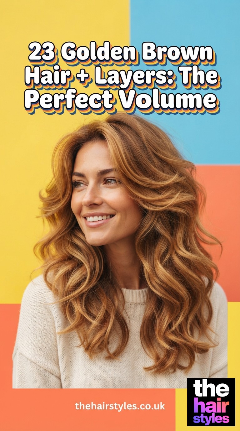 23 Golden Brown Hair + Layers: The Perfect Volume Combo