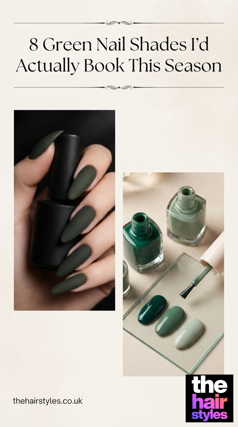 8 Green Nail Shades I'd Actually Book This Season
