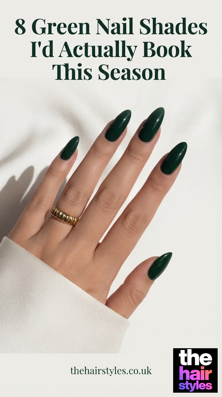 8 Green Nail Shades I'd Actually Book This Season