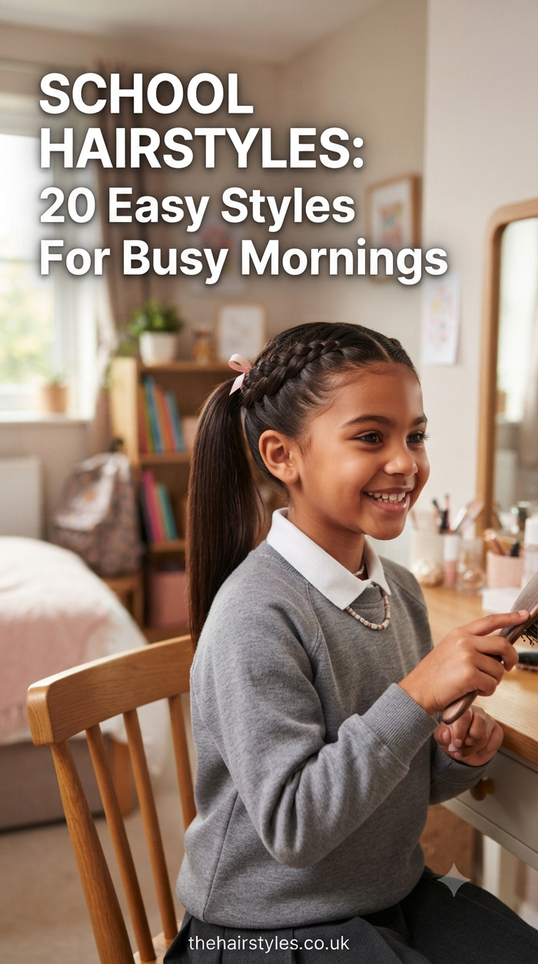 School Hairstyles: 20 Easy Styles for Busy Mornings