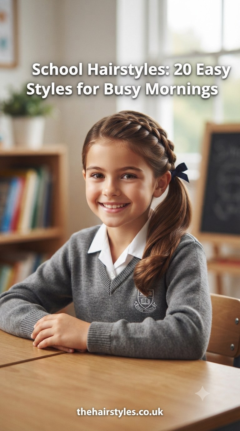 School Hairstyles: 20 Easy Styles for Busy Mornings